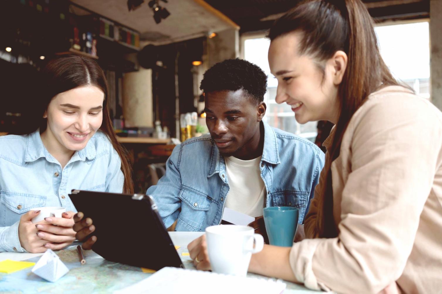 Modern financial workspace with investment planning tools